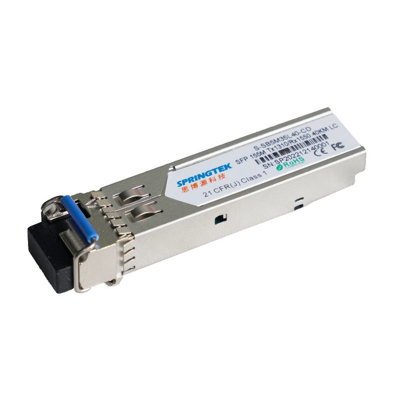 イーサネットSFP BIDI 40km 1310/1550nm 155M SM LC DFB DOMの光学トランシーバー モジュール