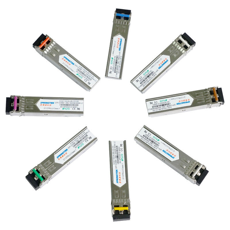 DDMの光学モジュールが付いている1.25G CWDM1270~1610nm多用性があるTransceive SFP LC ERのZR ZR+