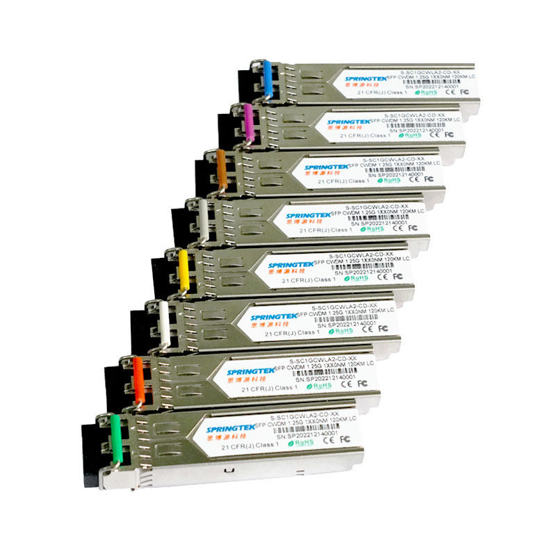 DDMのトランシーバー モジュールとのOEM Cisco多用性がある1270~1610nm LC 1.25Gbps 120km CWDM SFP