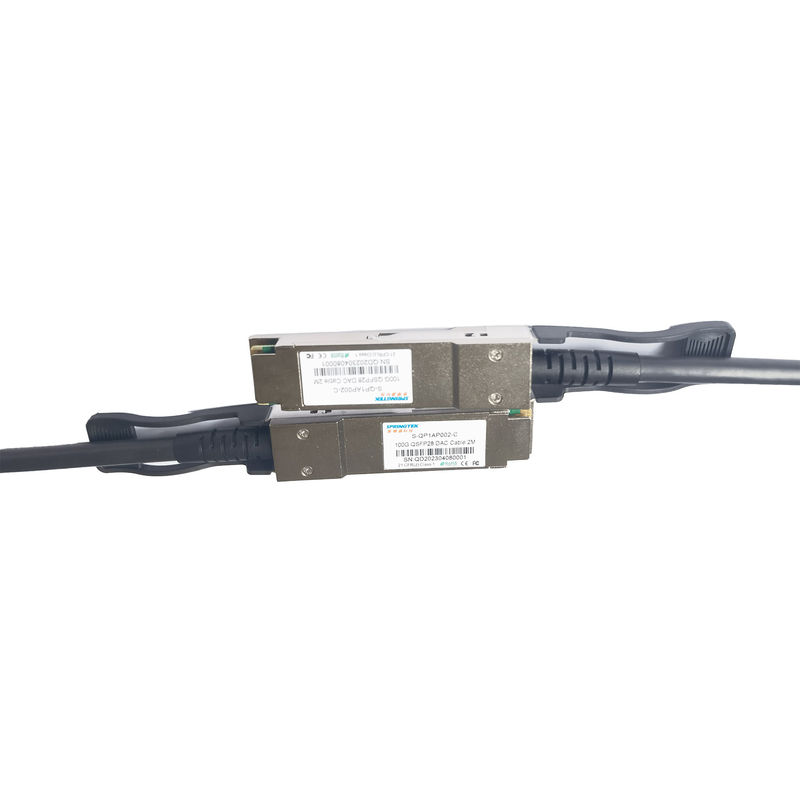 100G QSFP28 DACケーブル2Mの多用性があるのぎAvayaノキアへの直接付加の銅ケーブルQSFP28