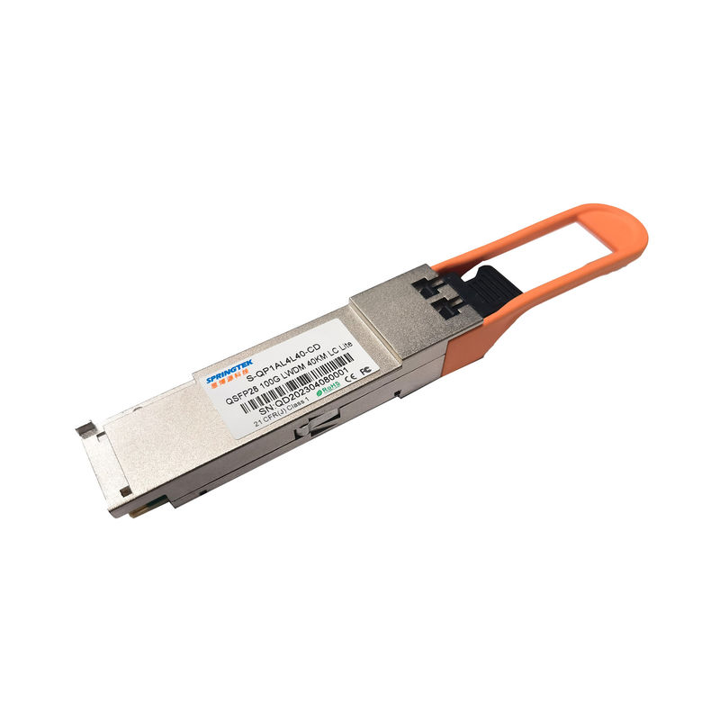 多用性があるCisco ER4 100G QSFP28のトランシーバーのライト100Gbps 1294 -1310nm 40Kmの光学トランシーバー モジュール