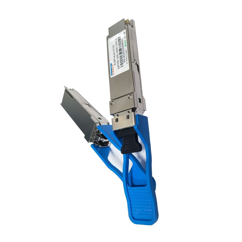 複式アパートLC SMF 100gbase Cisco QSFP28 LR4の多用性があるトランシーバー1310nm 10km DOM LAN WDM