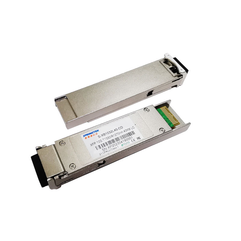 BIDI 40KM 1330nm 1270nm単一繊維10G XFPのトランシーバーBX XFP LC光学モジュール